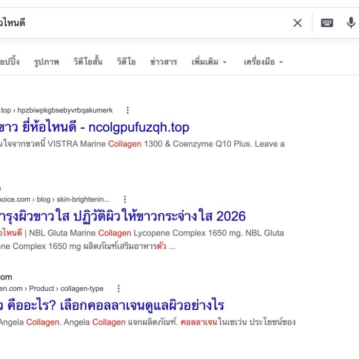 ผลงานการทำseo1 -เว็บ-collagen